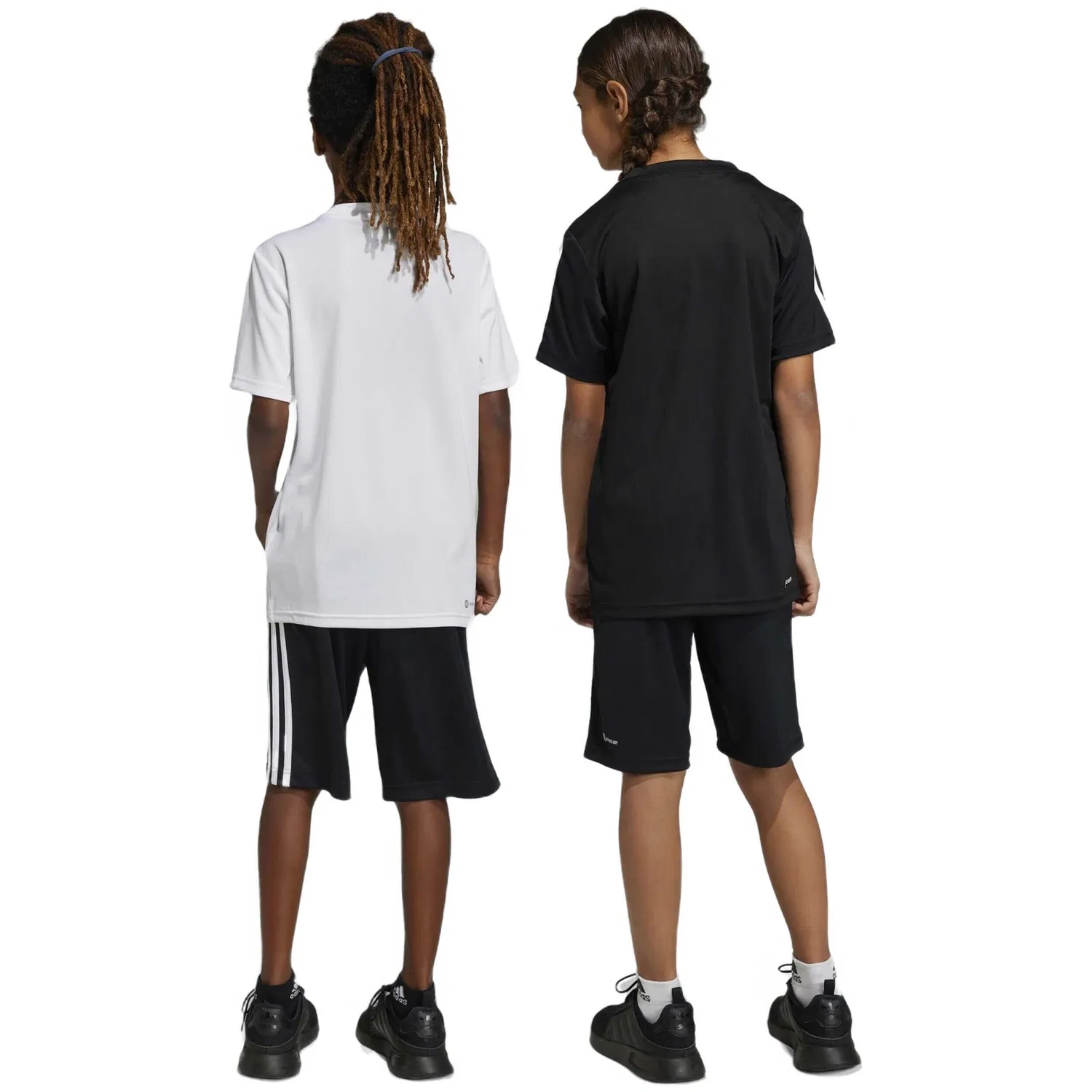 Детские шорты с технологией Aeroready Train Essentials 3S Shorts Adidas, Schwarz — фото 2