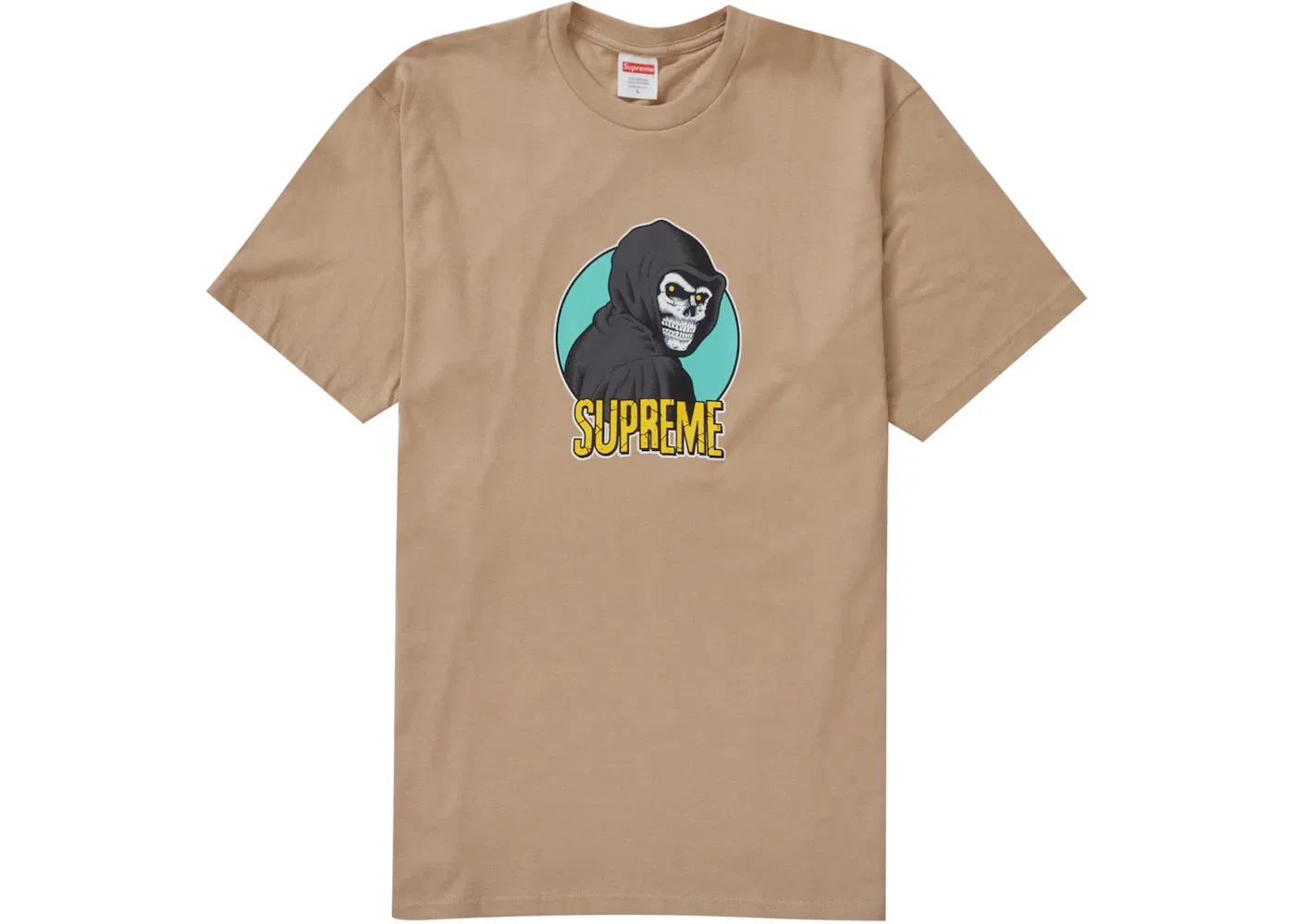 Мужская футболка с принтом Supreme Tee SS23, Khaki