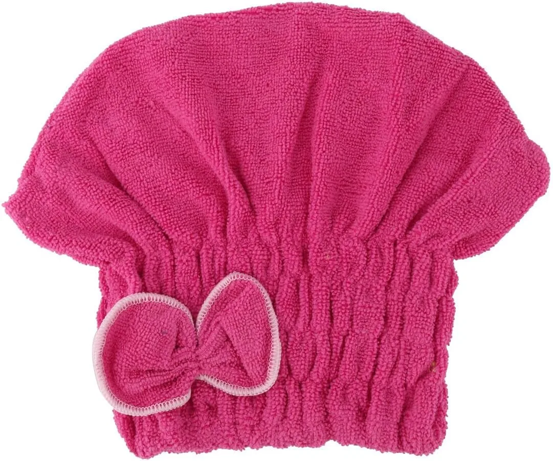 Шапочка для душа Microfiber Bowknot Design, Ruilogod, Fuchsia