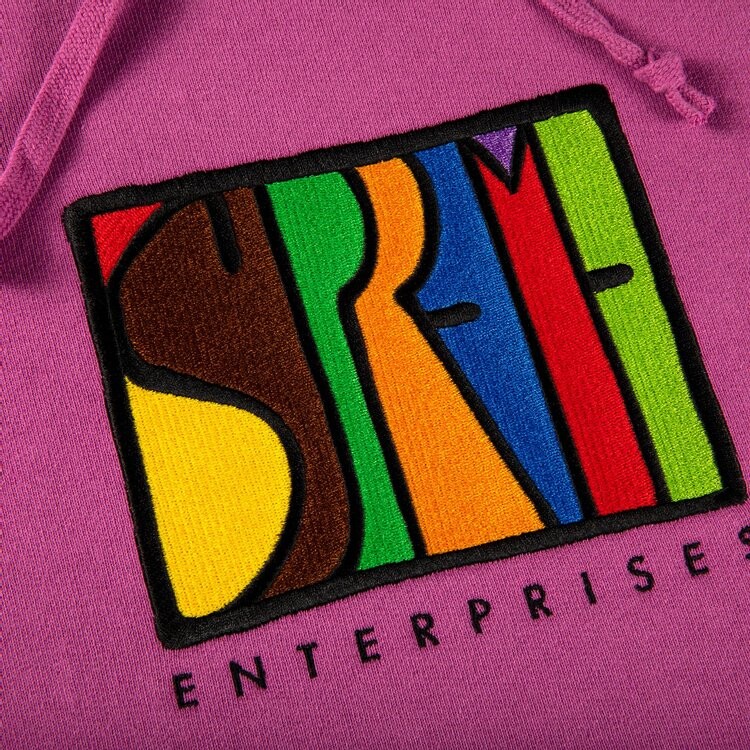 Толстовка Supreme Enterprises Hooded Sweatshirt 'Bright Purple', фиолетовый — фото 3