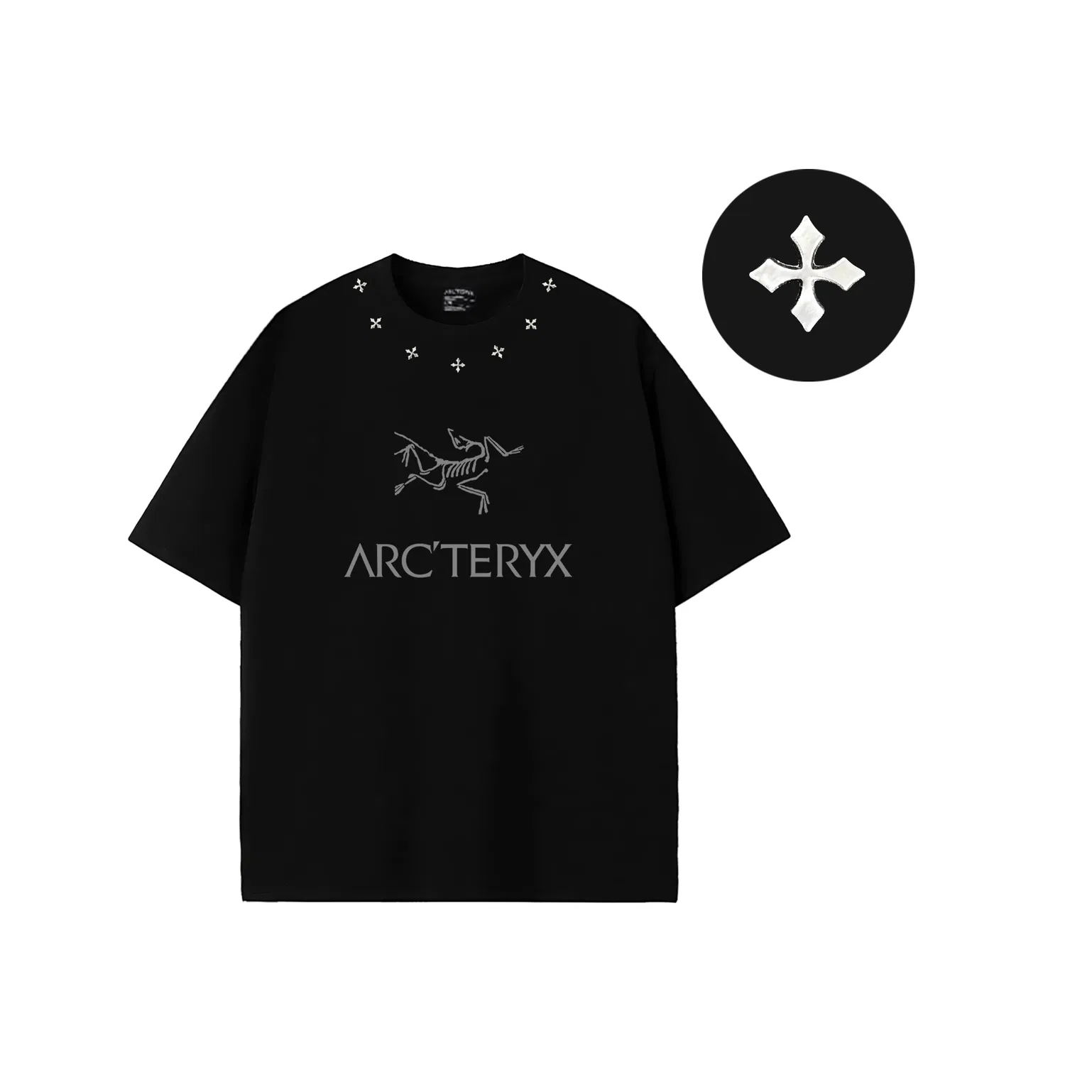 Arcteryx Футболка с принтом Арктерикс Айония, Black — фото 4