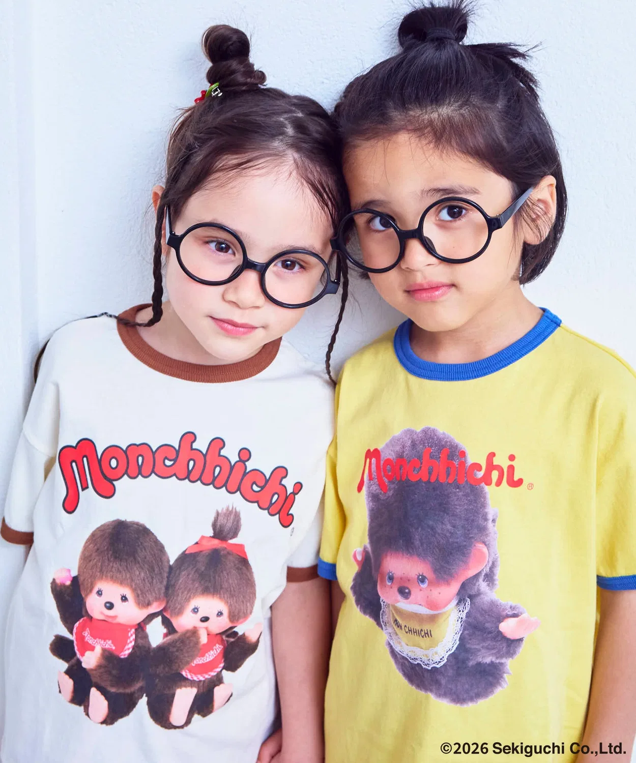 Детская футболка с принтом Monchhichi MARKEY'S, Pink — фото 2