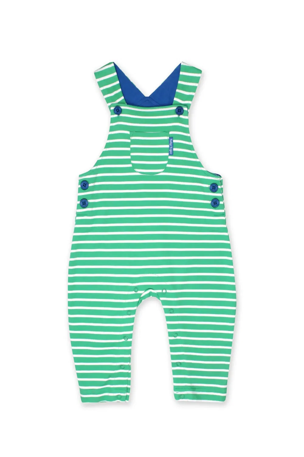 Детские комбинезоны в полоску Toby Tiger, Green