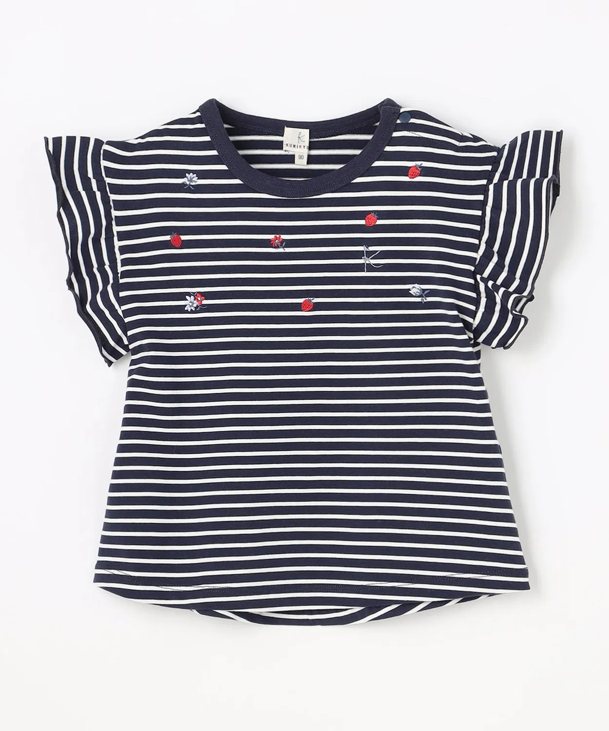 Детская футболка с принтом Fruitful Border Kumikyoku KIDS, Navy