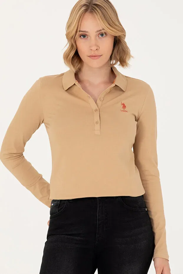 Женские свитшот поло с воротником U.S. Polo Assn., Белый