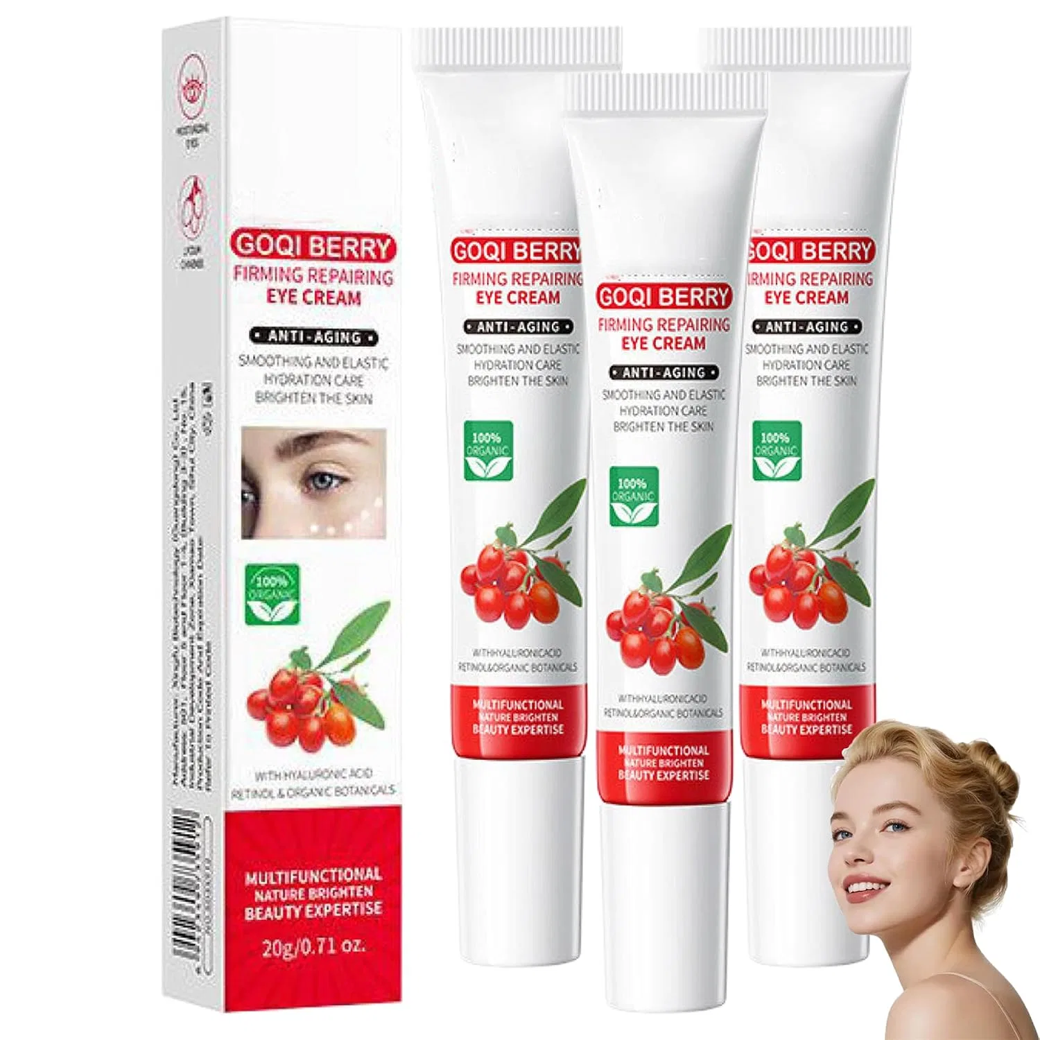 Крем для глаз Berry Firming Repairinc, 50 г, 3 шт. Generic