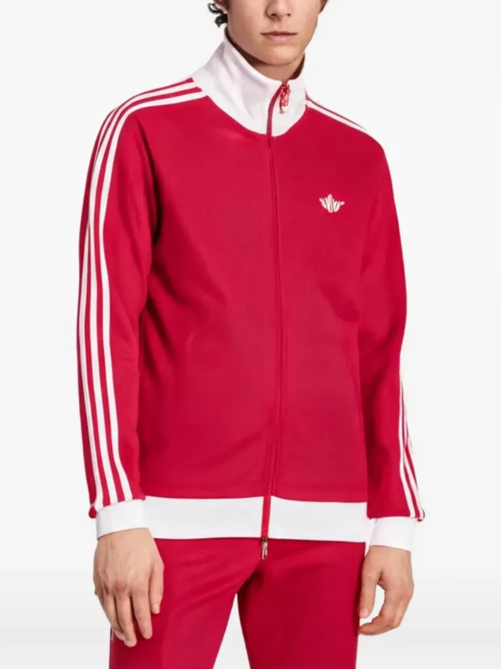 Классическая спортивная куртка Adidas, красный