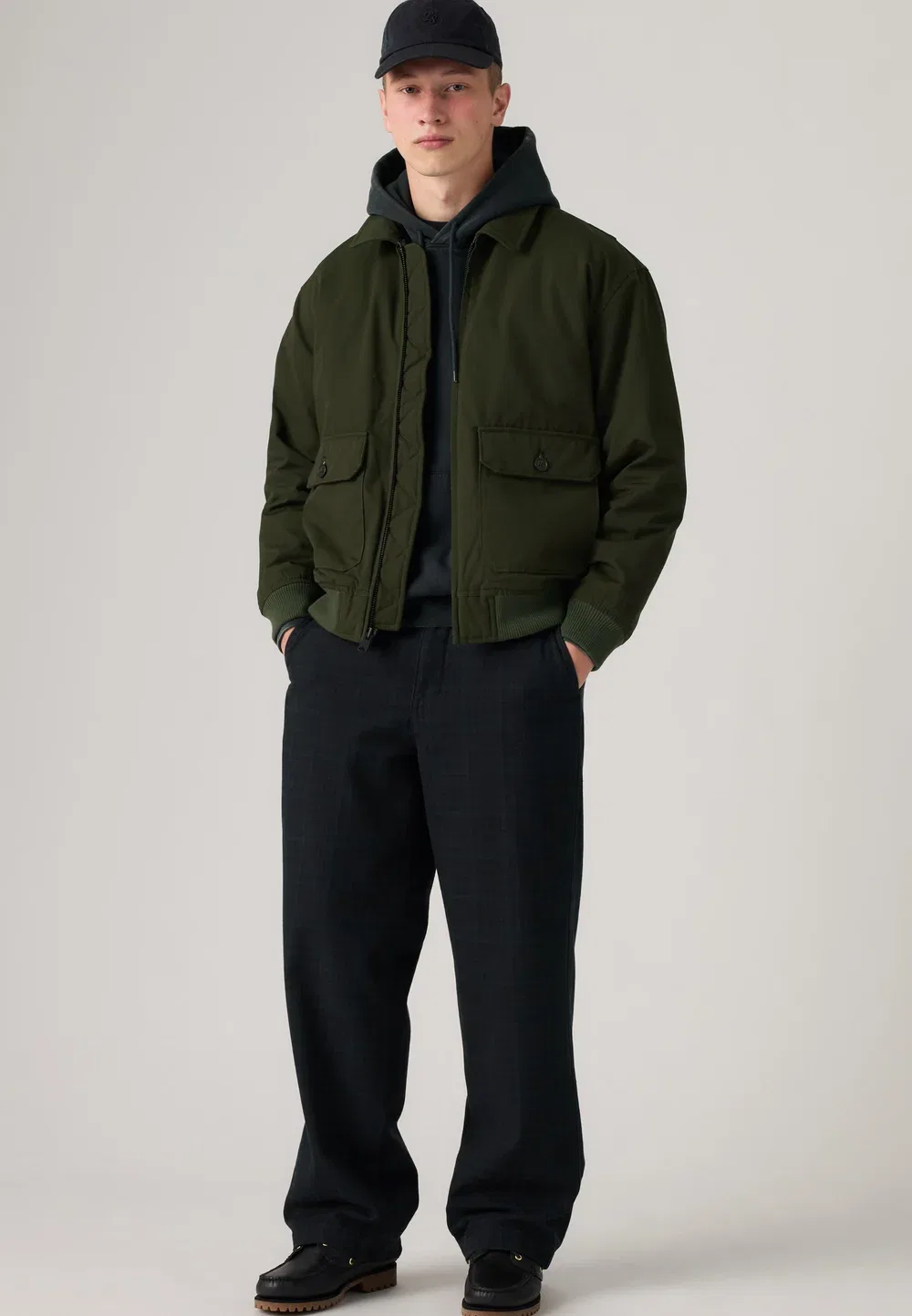Xx чинос мешковатые - чиносы Levi'S, Miles Plaid Dark Tonal Twill Yd — фото 2