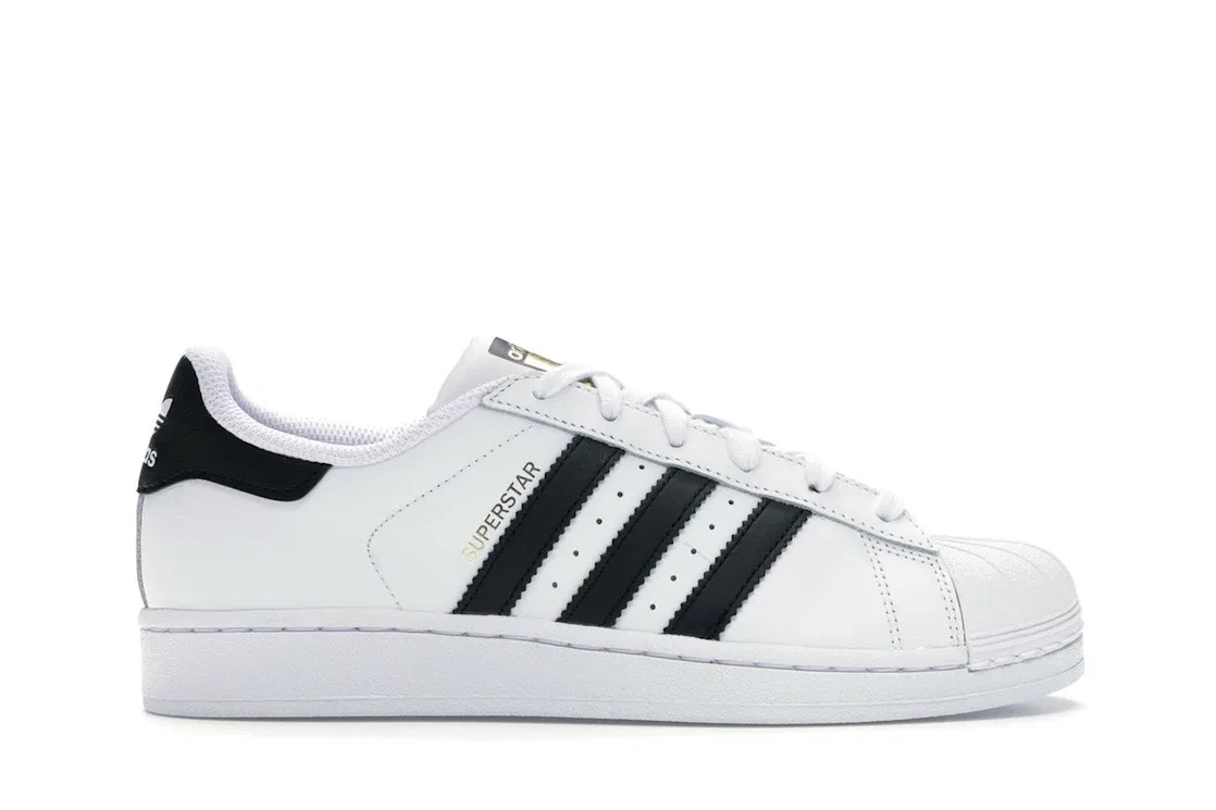 Детские кроссовки Lifestyle с длинным язычком Adidas Superstar, Running White/Footwear White/Black