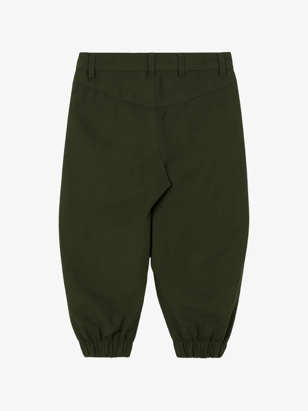Брюки карго с эластичным поясом MSGM Kids, зеленый — фото 2