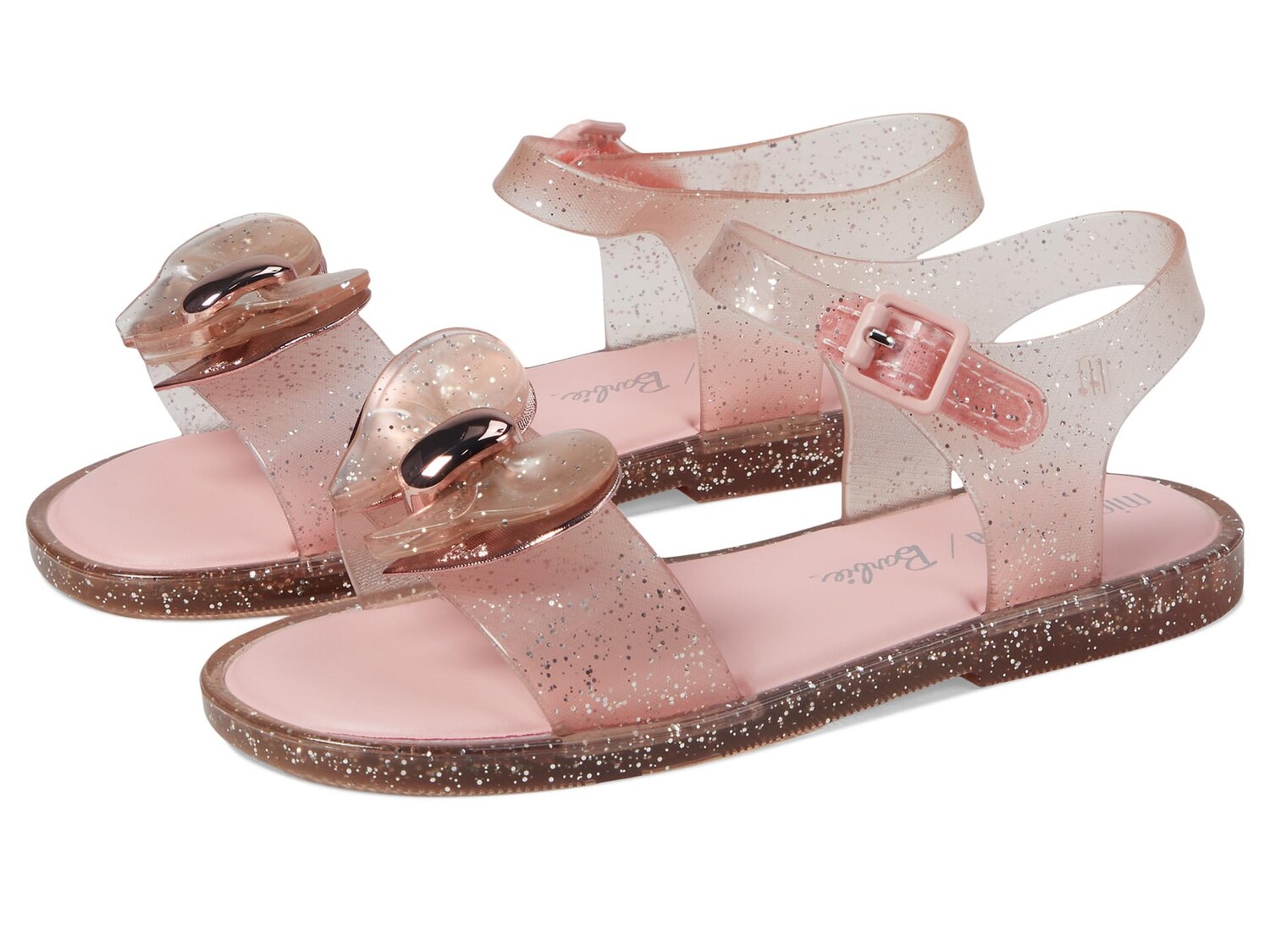 

Сандалии Mini Melissa Mini Mar Sandal + Barbie (Toddler/Little Kid)