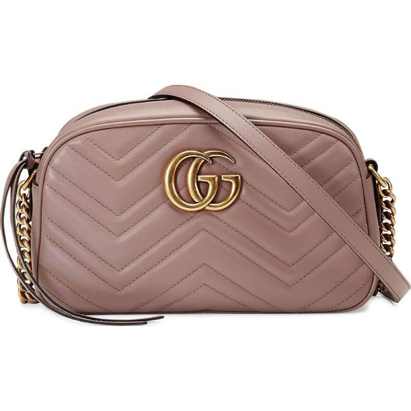 

Сумка Gucci GG Marmont Matelasse Small, светло-розовый