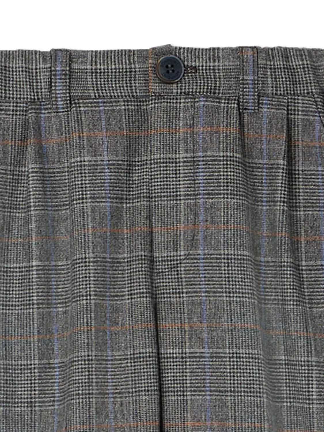 Bonpoint Т trousers в клетку антрацитового серого цвета — фото 2