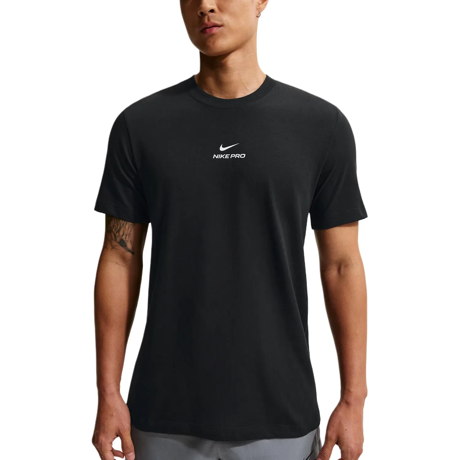 Мужская футболка с быстрым высыханием Nike Dri Fit FW25, Цвет Black/White