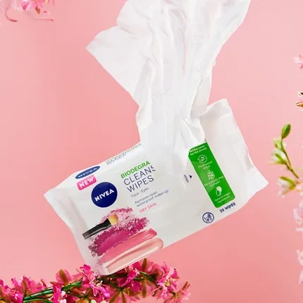 Салфетки очищающие 3в1 для сухой кожи Nivea, 25 шт