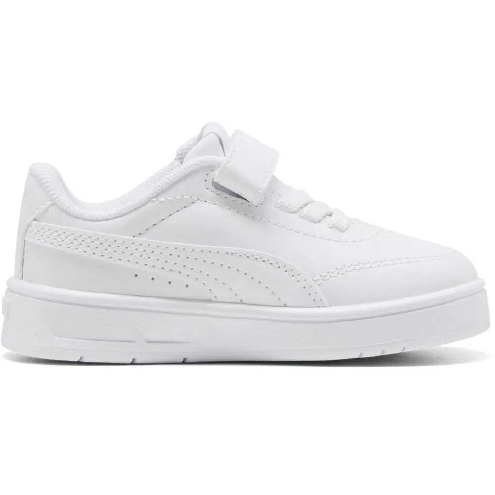 Детские кроссовки для девочек Court Classic Clean AC+ Puma, White