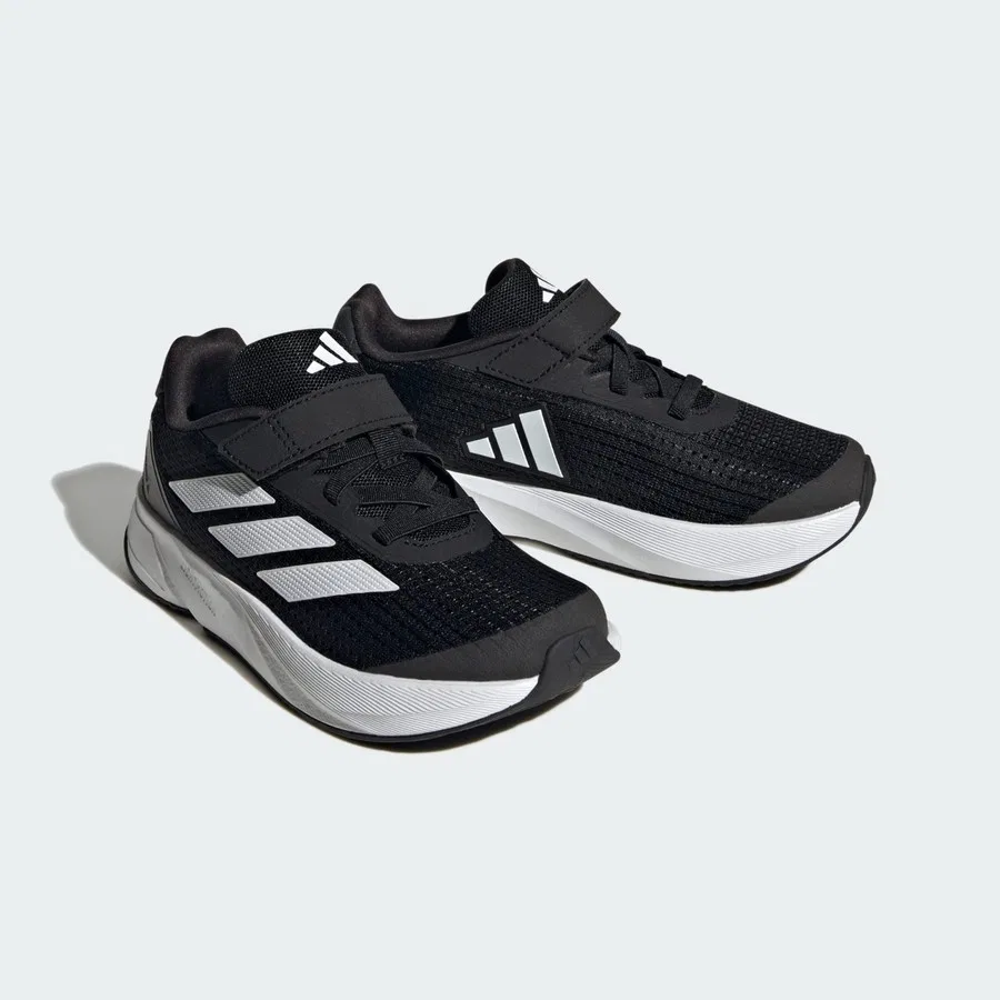 Детские спортивные кроссовки с сетчатым верхом Duramo SL adidas, Черно-белый — фото 4