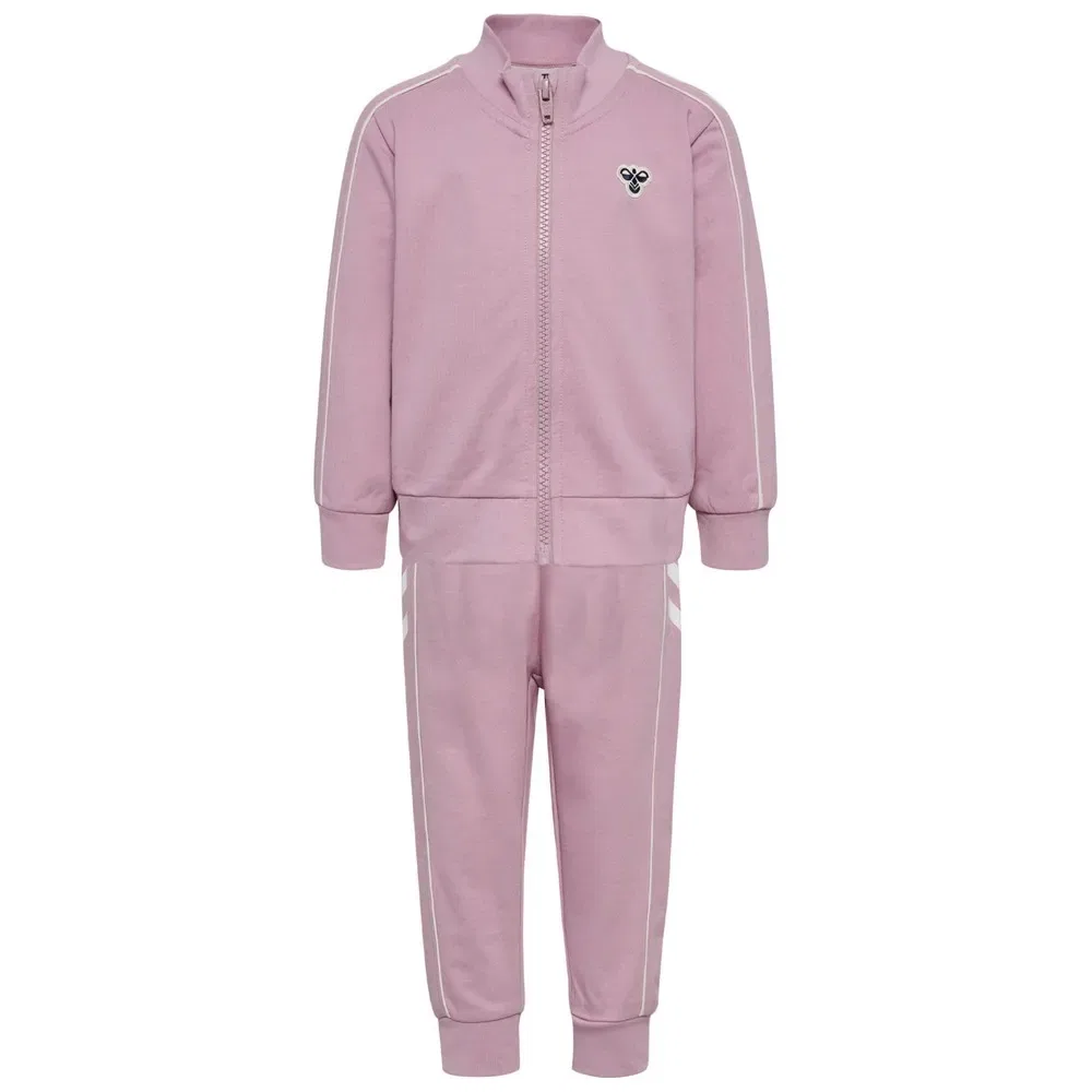 Детский спортивный костюм для девочек с длинным рукавом Hummel Mini CO Regular, Pink