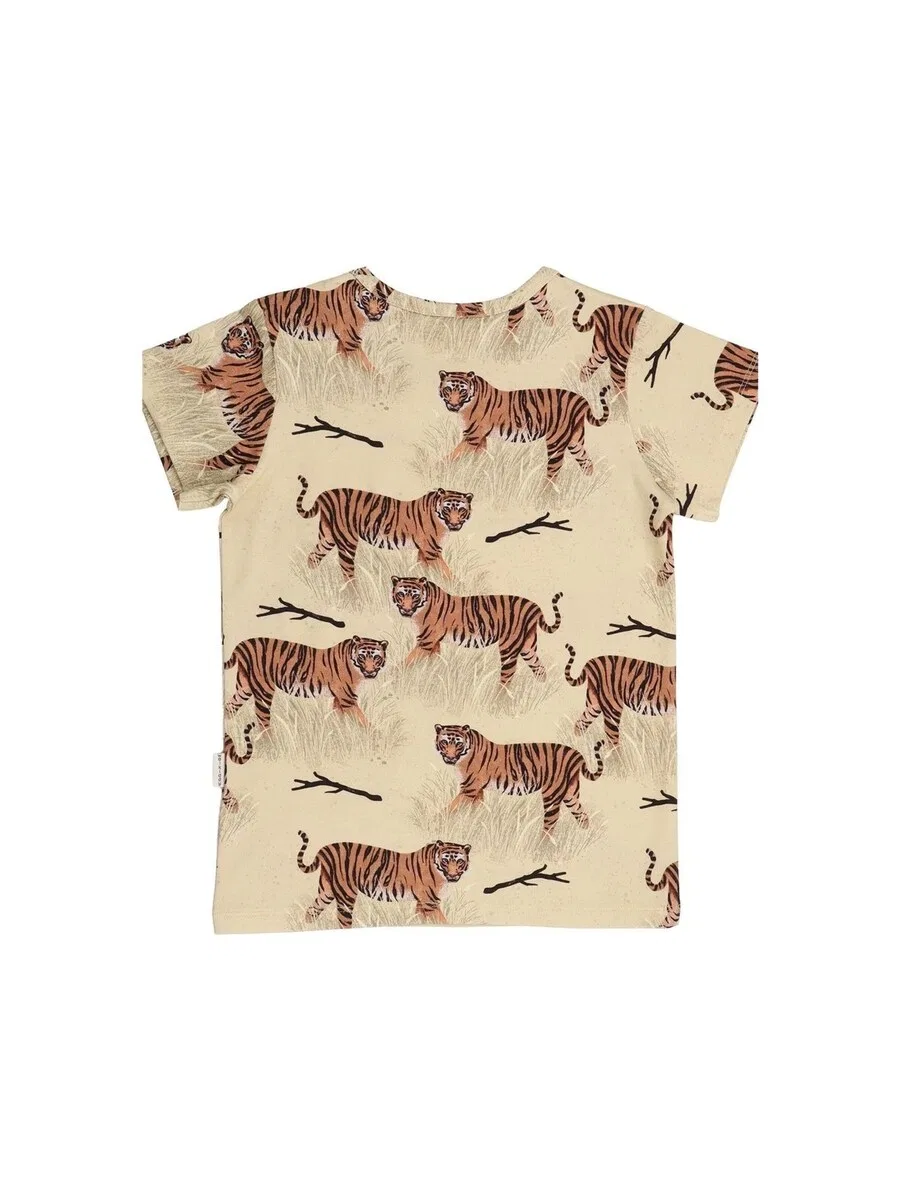 Футболка Walkiddy 'Walkiddy - Tigers T-Shirt' желтого цвета