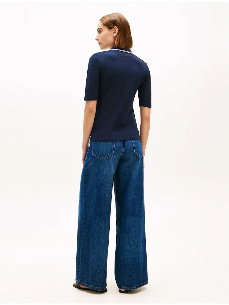Футболка поло Slim Fit TOMMY HILFIGER, Navy — фото 3