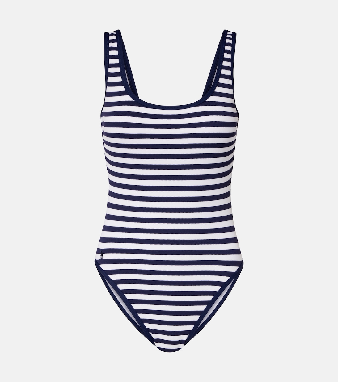 

Купальник Scoop Tank в полоску Polo Ralph Lauren, White/Navy
