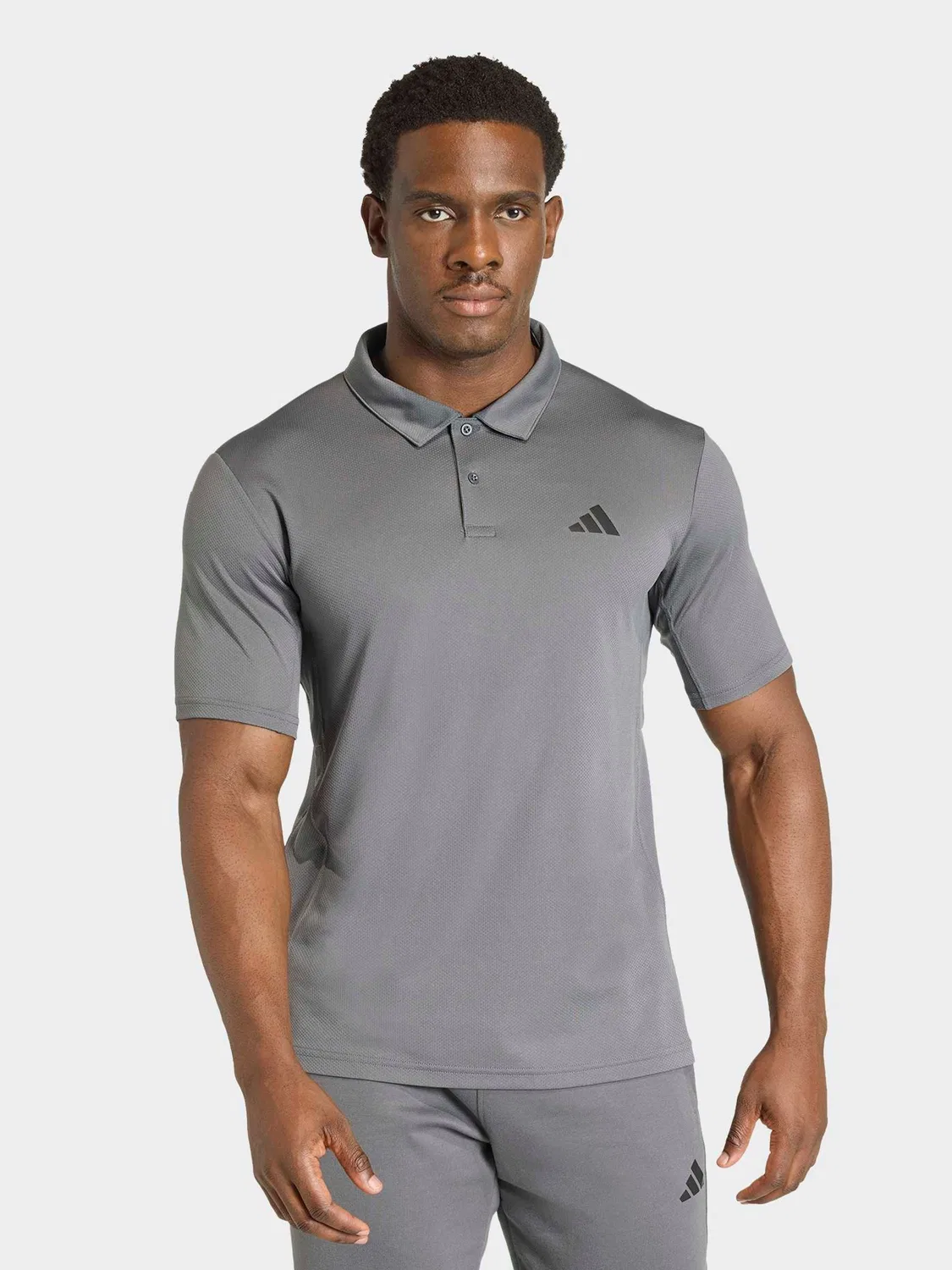 Поло adidas Workout Essentials, серый