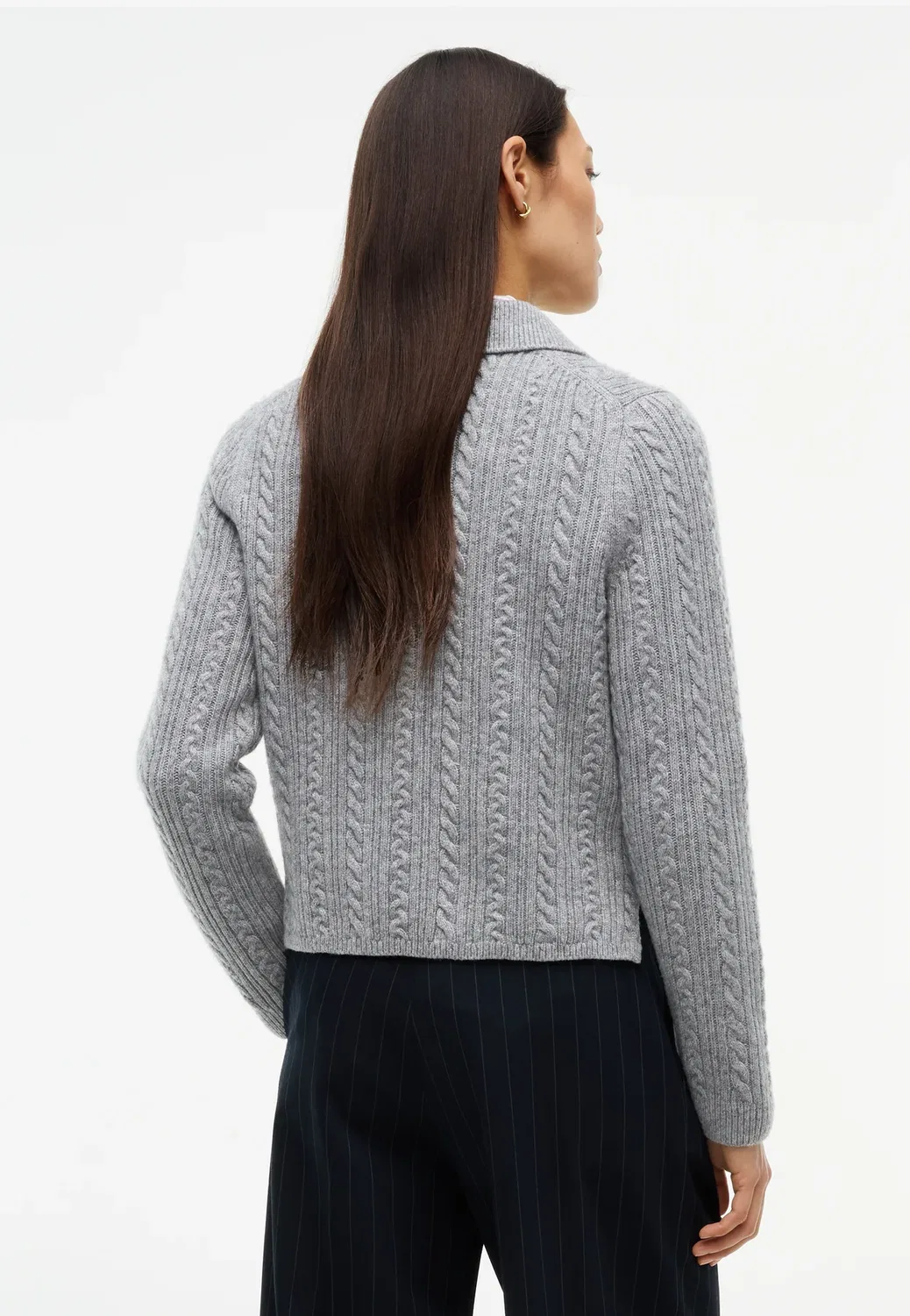Кабель стандартной посадки - перемычка Tommy Hilfiger, Medium Grey Heather — фото 3