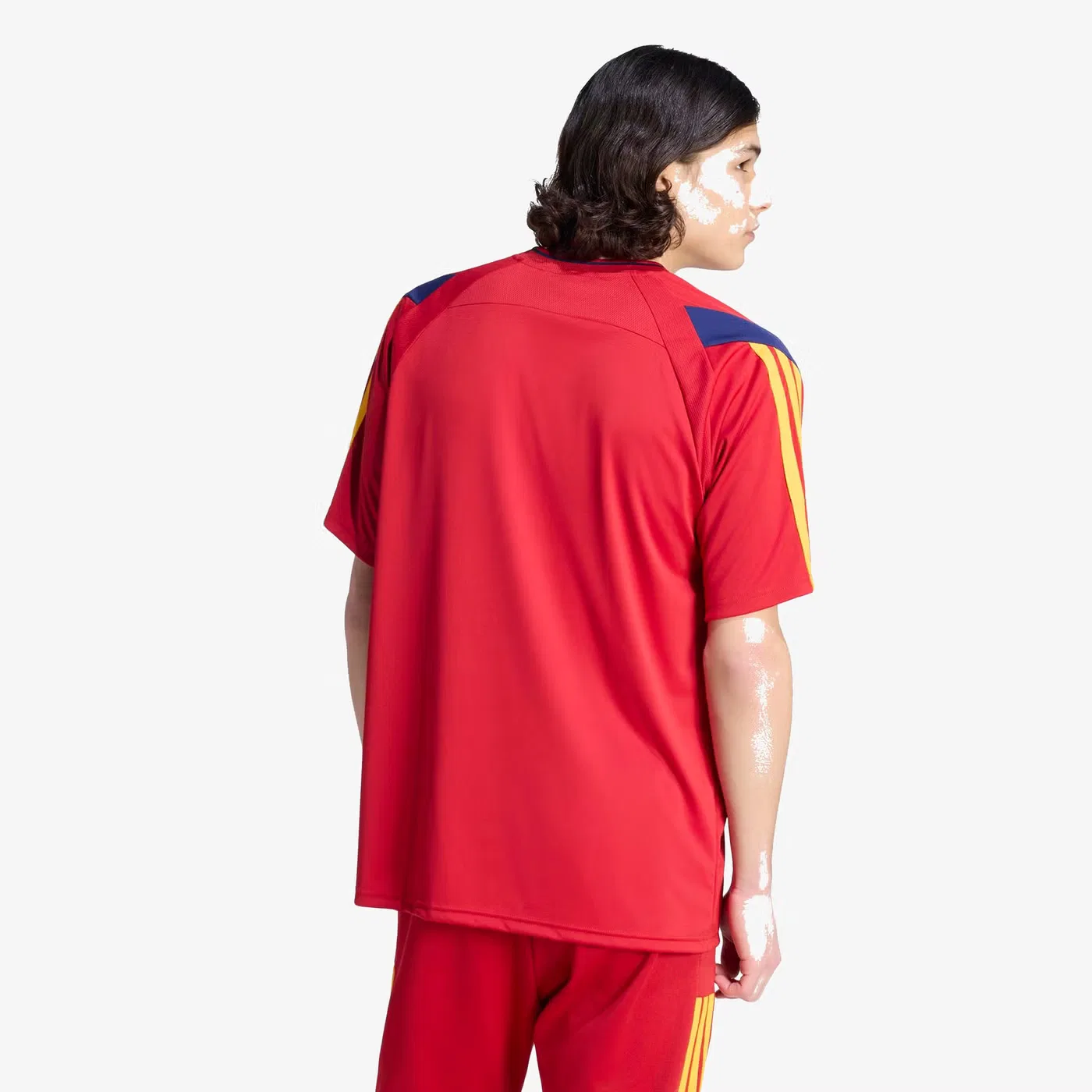 Олимпийка с принтом House of Tiro Nations Pack Adidas, красный — фото 3