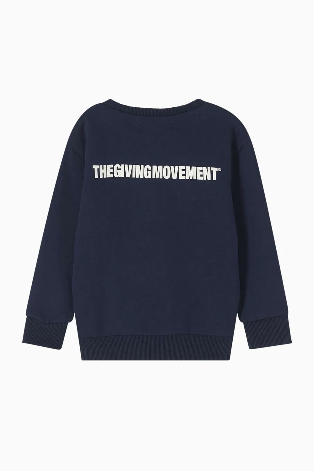 Свитшот оверсайз из хлопковой смеси The Giving Movement, синий — фото 2