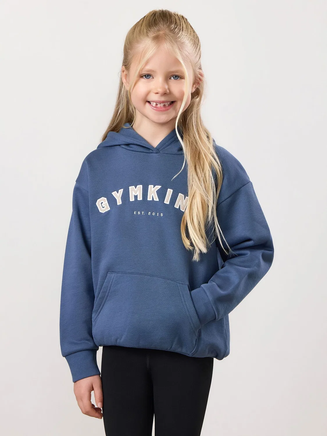 Худи оверсайз Gym King Blue Shadow, синий