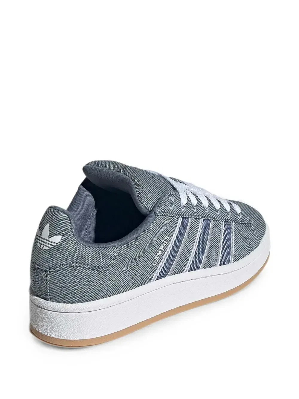Кеды Campus из денима Adidas Kids, серый — фото 2