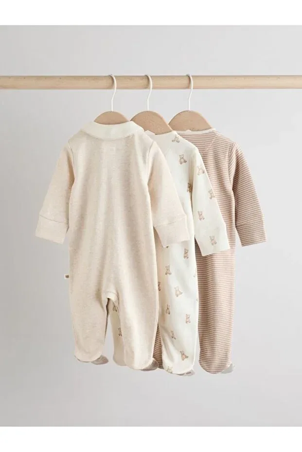Детский комплект боди-пижам с длинным рукавом Next Baby, Multicolor — фото 2