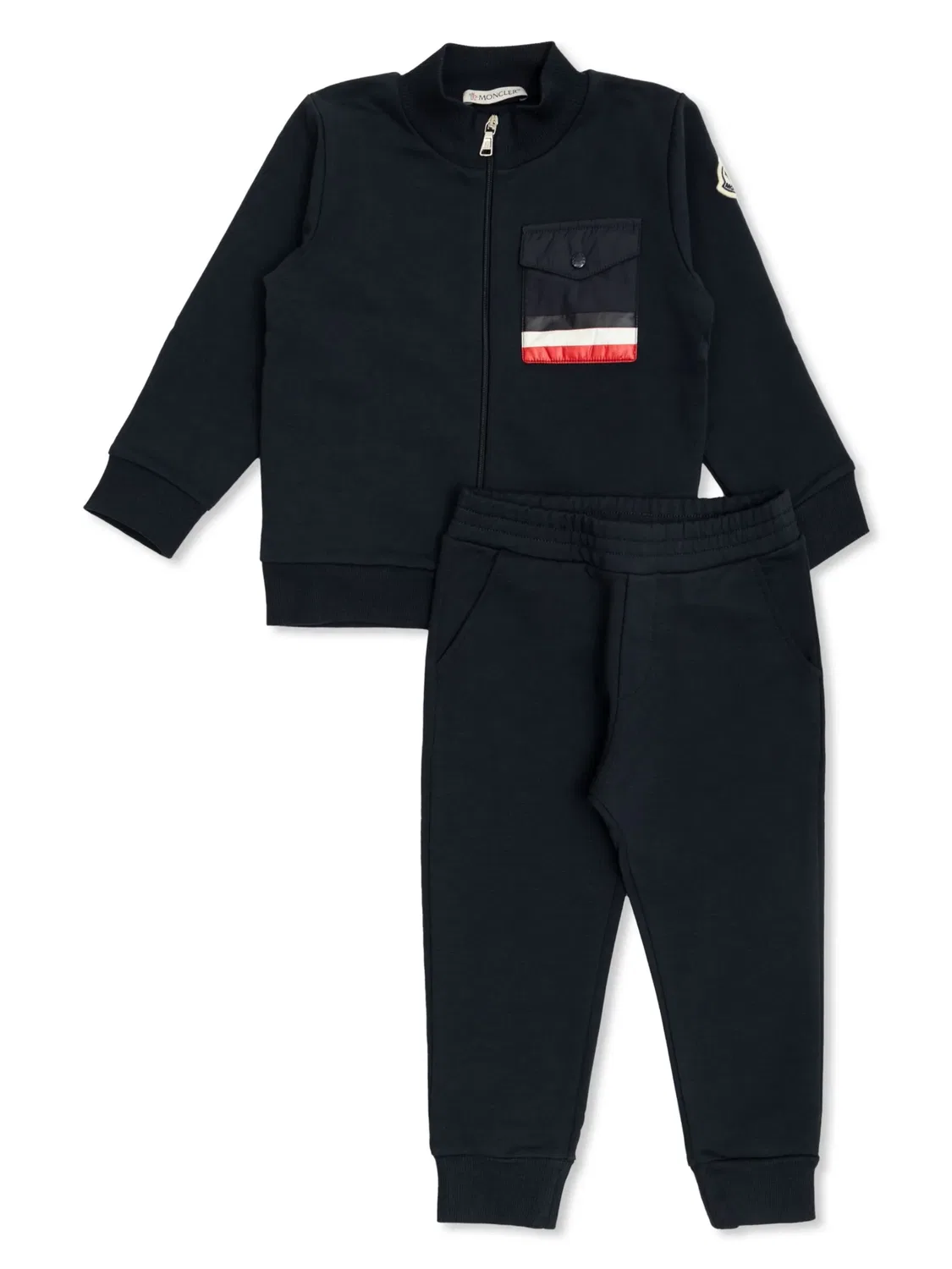 ТрекSuit с полосками от Moncler, синий