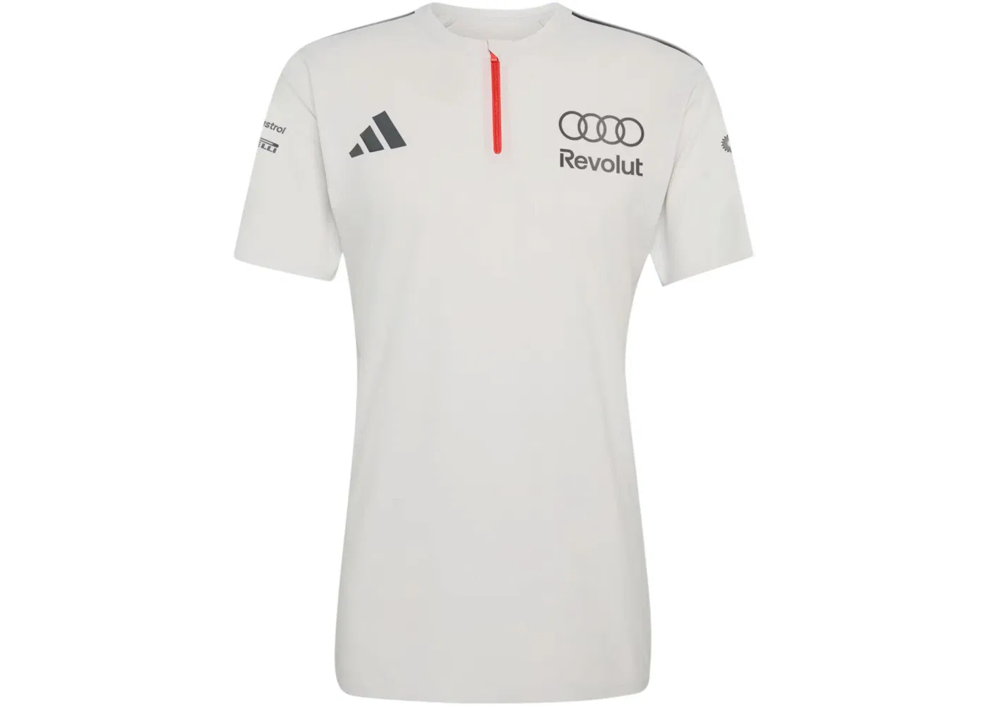 Мужское поло с коротким рукавом Polo (Asia Sizing) Adidas, Chalk Pearl/Iron Metallic