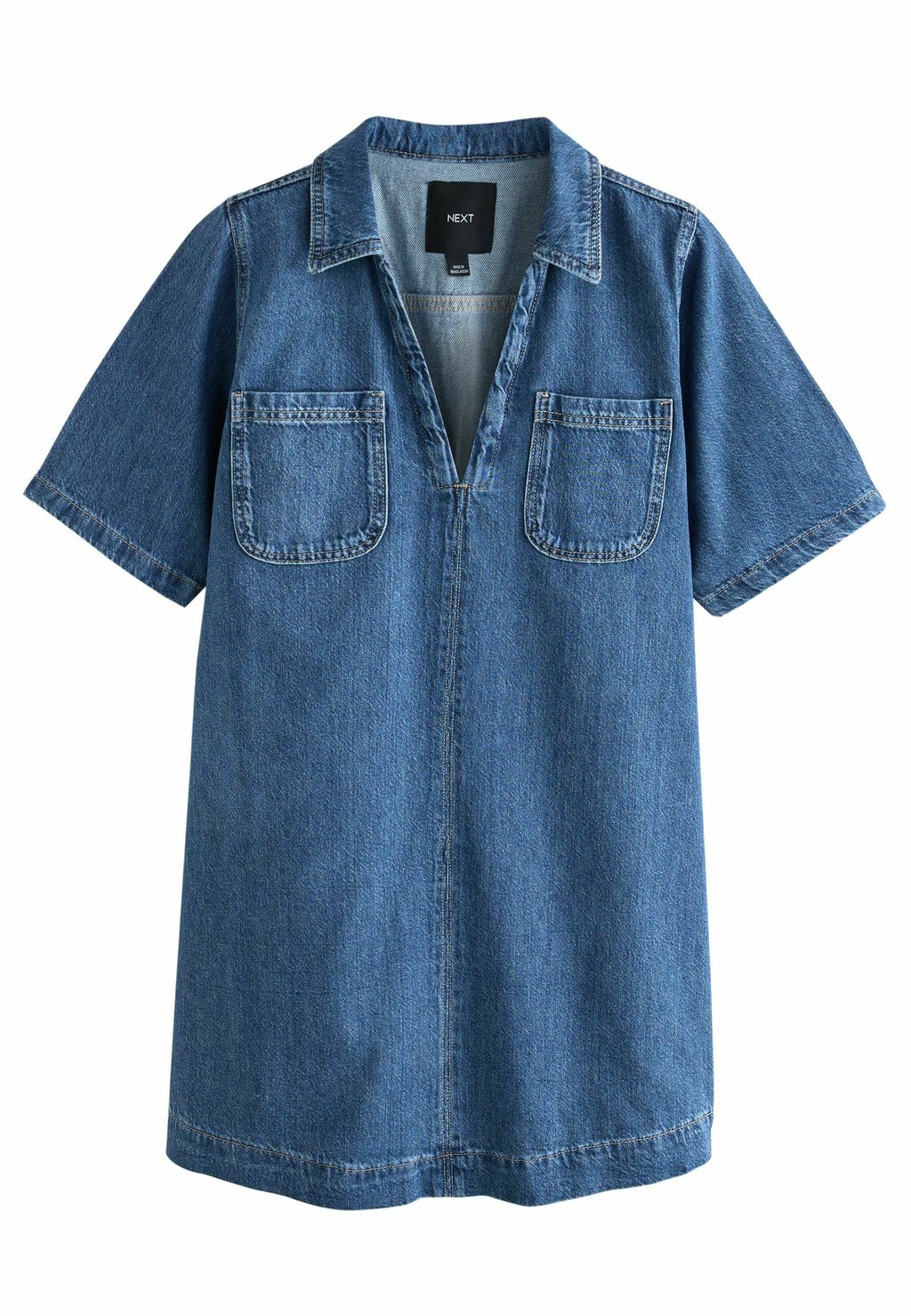 

Джинсовое платье REGULAR FIT - FRONT POCKET Next, синий
