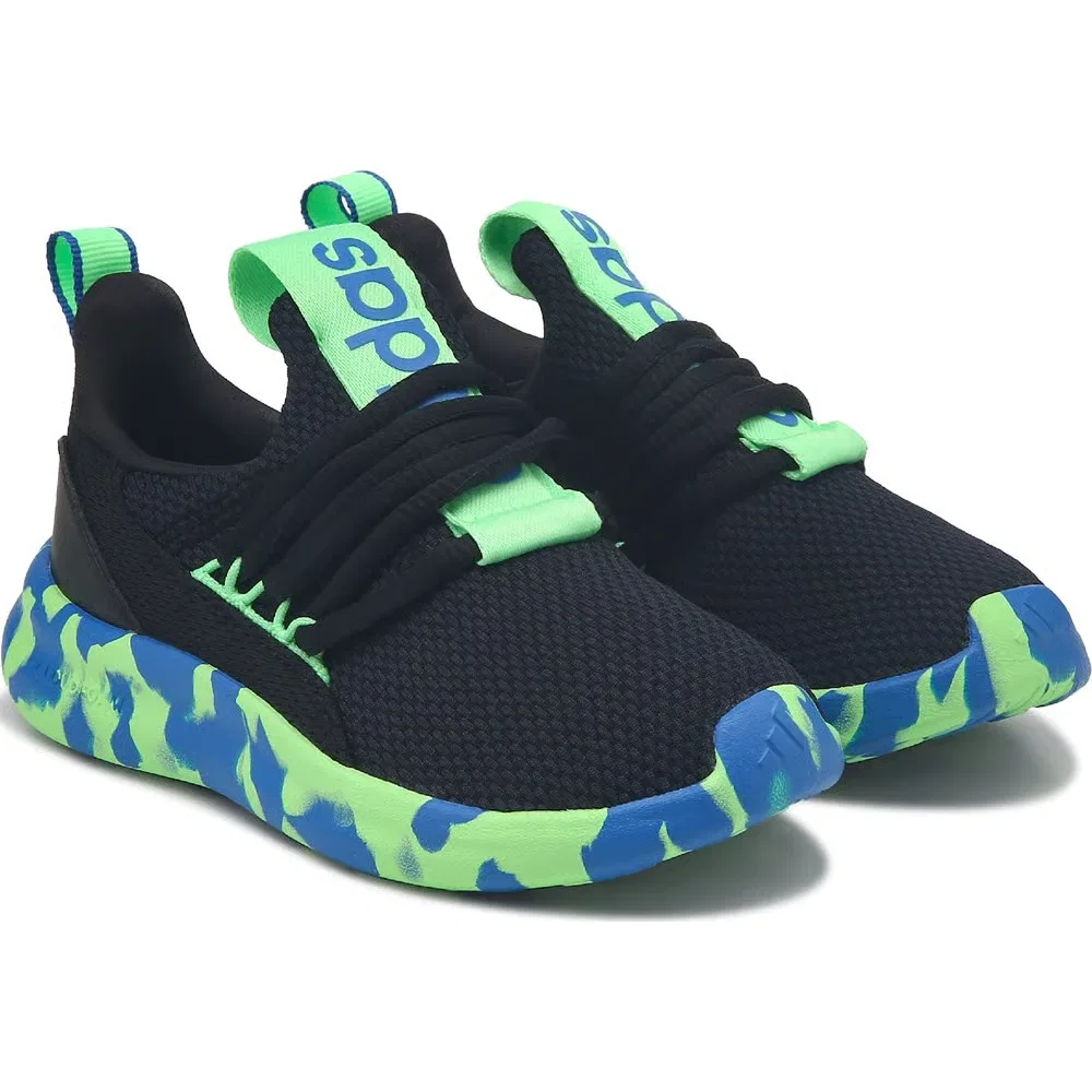 Детские слипоны Lite Racer Adapt 7.0 Adidas, Black/Green/Blue