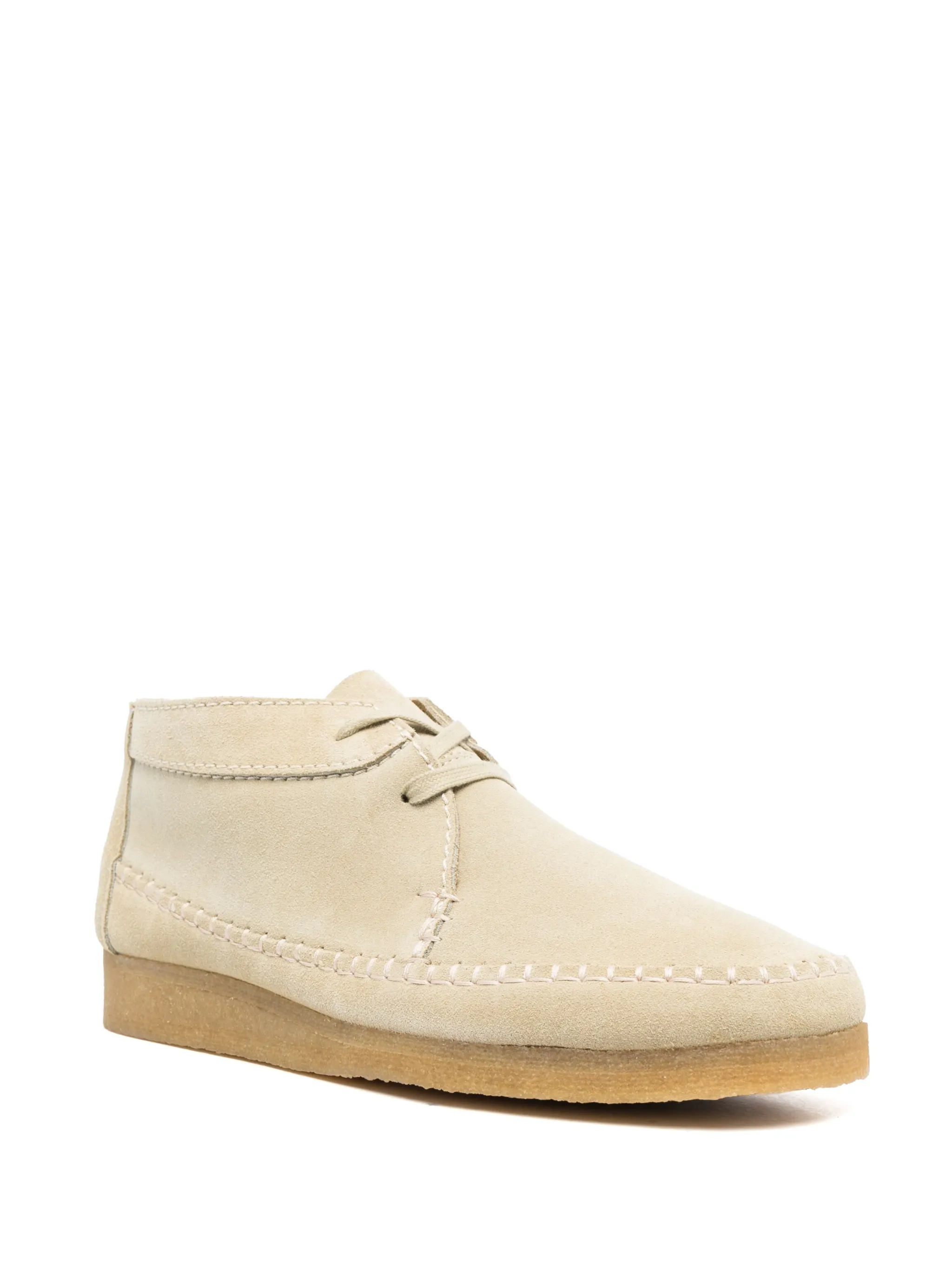 Ботинки на шнуровке Clarks Originals, бежевый — фото 2