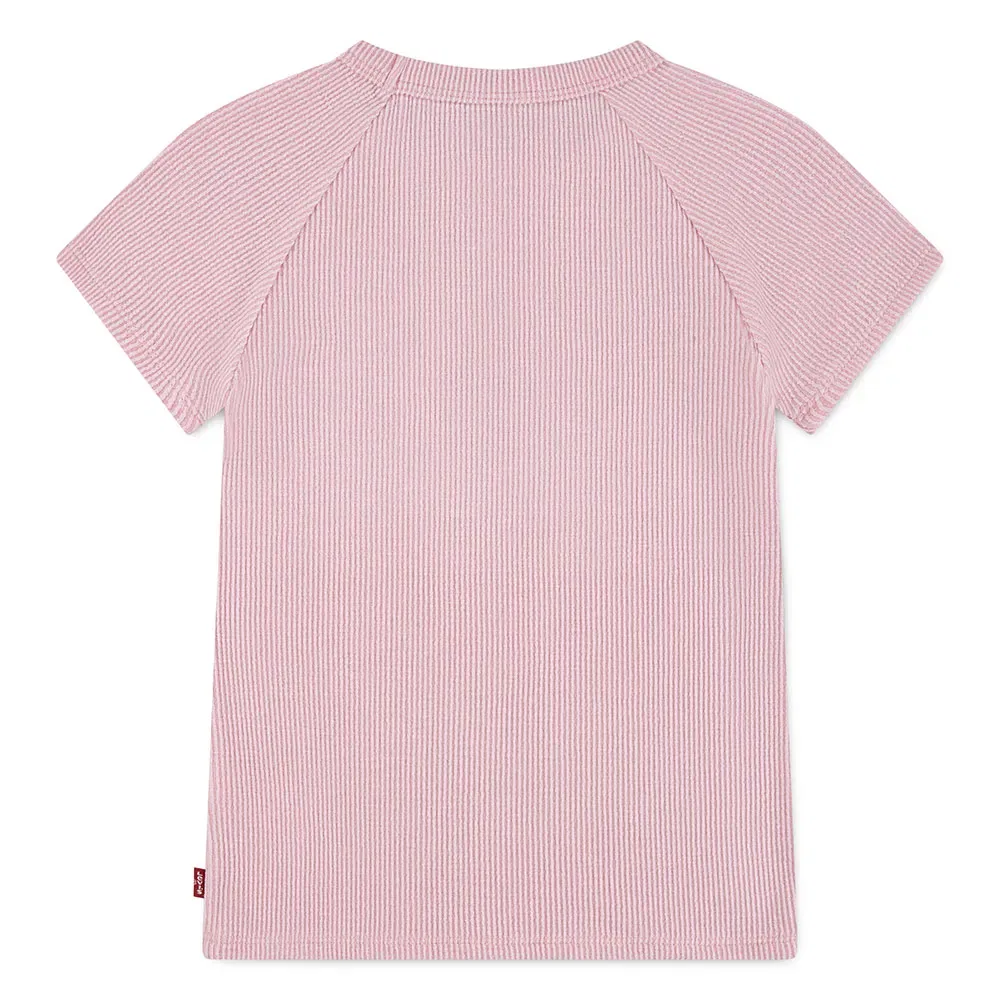 Детская футболка для девочек с реглан-рукавом Block Raglan Levi's, Pink — фото 2