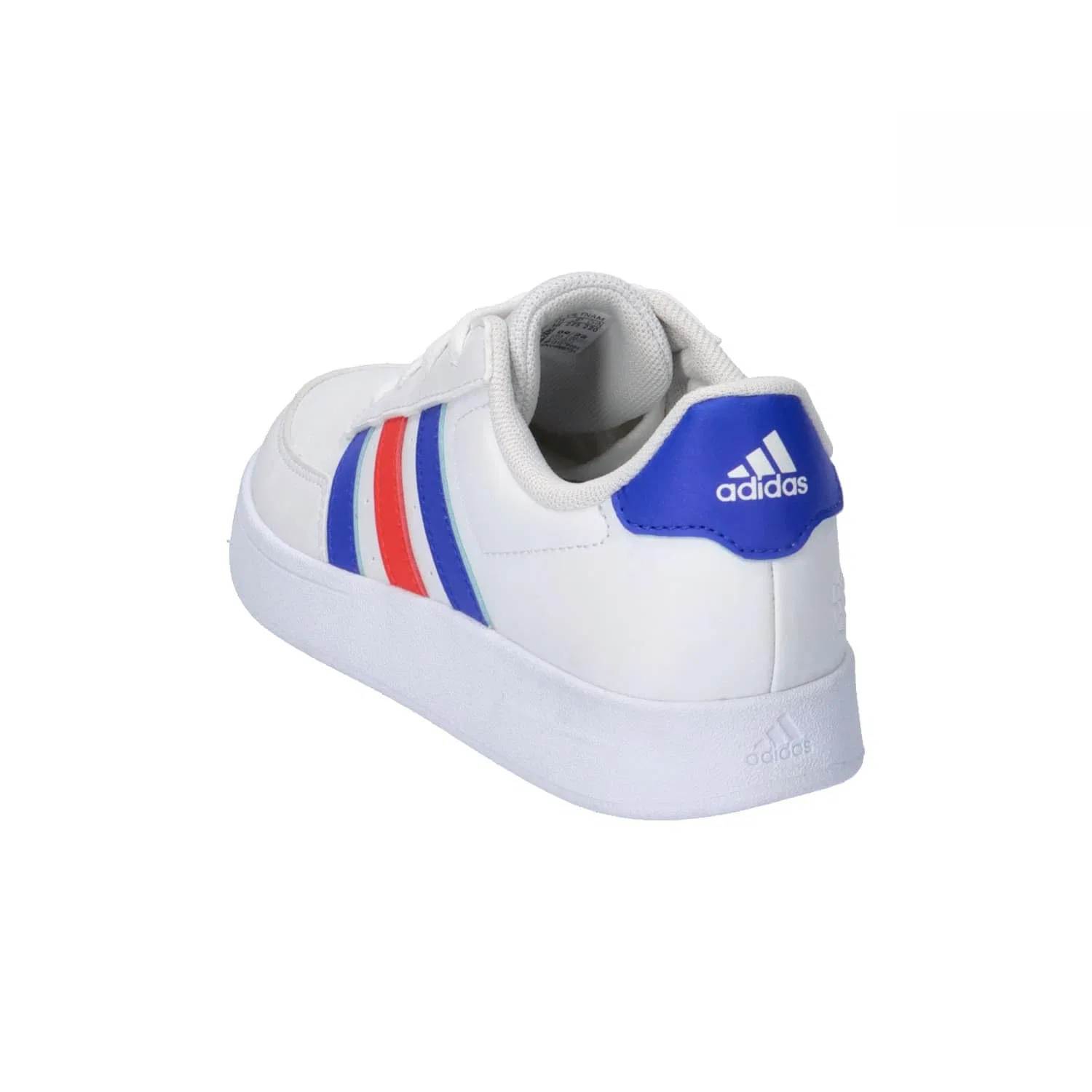 Детские кроссовки для мальчиков с принтом Breaknet Lifestyle Court Lace Adidas, Cloud White Lucid Blue Bright Red — фото 4