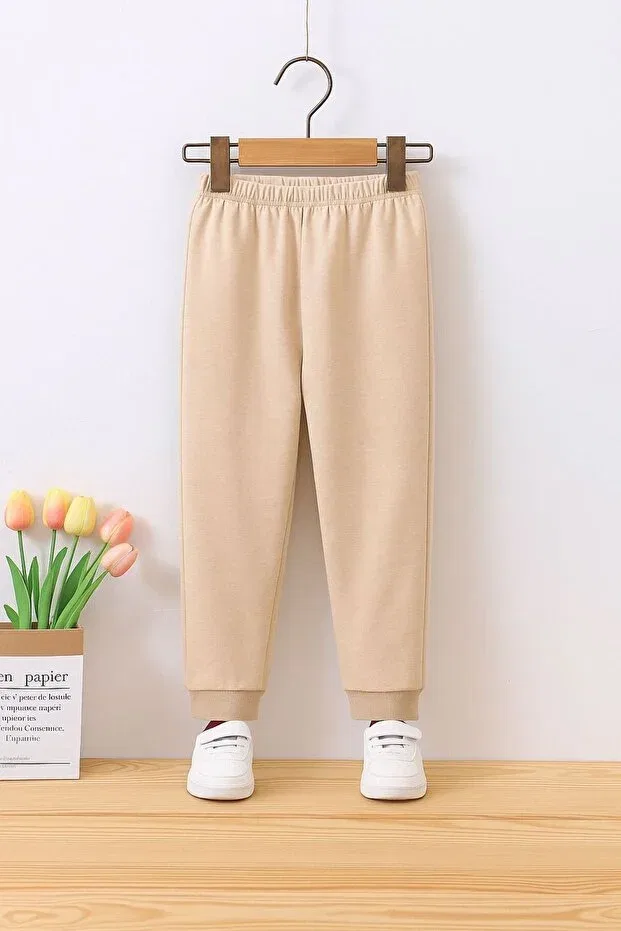 Детские спортивные штаны для девочек хлопковые Benroma, Beige