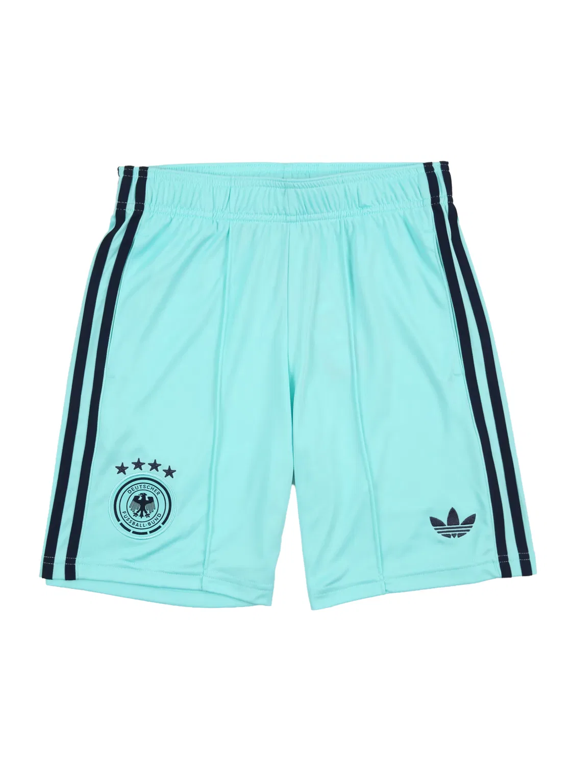 Спортивные брюки Adidas Performance Regular Workout Pants Germany 26 Away Kids в бирюзовом и темно-синем цветах