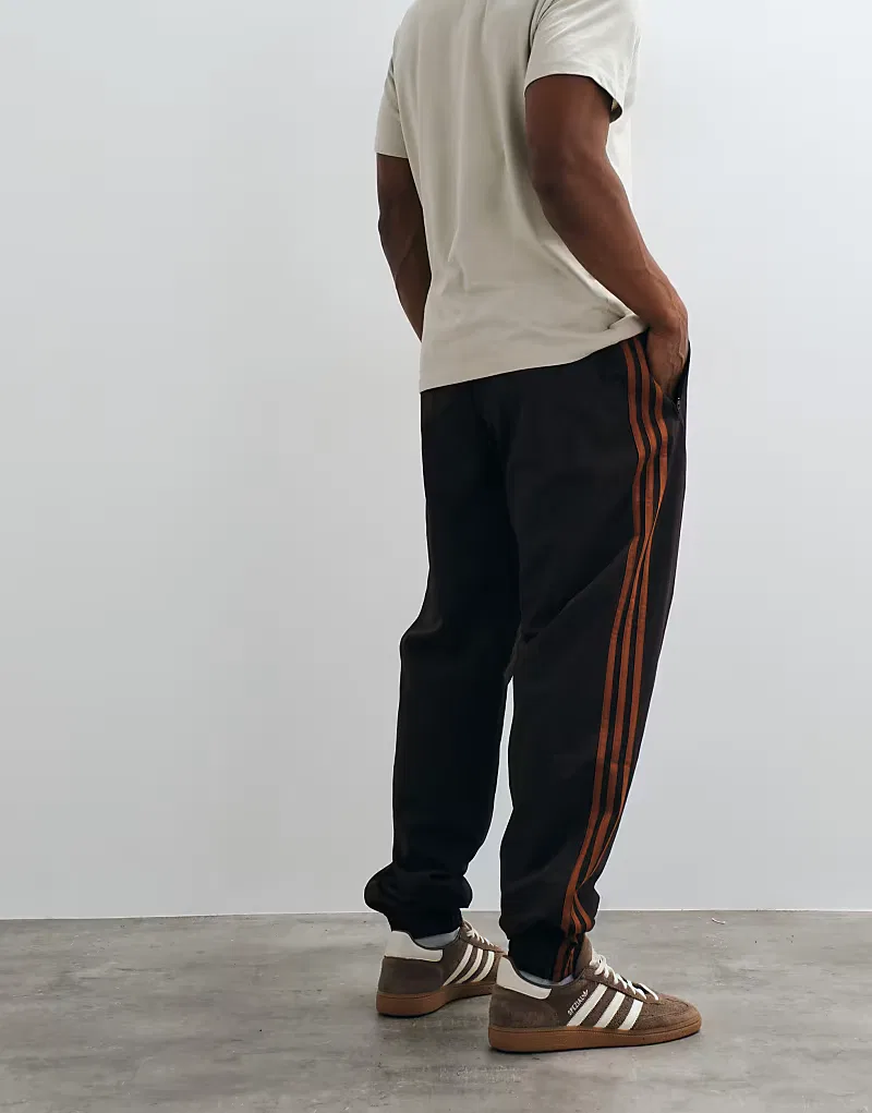 Спортивные брюки Adidas Originals Firebird из тканого материала, коричневый — фото 3