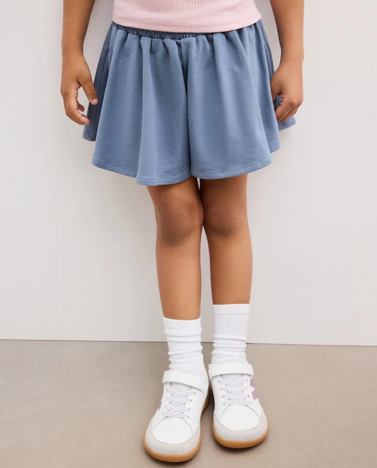 Детские шорты для девочек хлопковые Kids El Corte Inglés, 400 Azul — фото 2