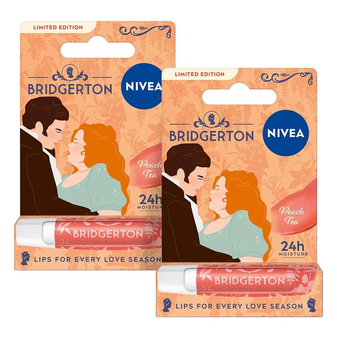 Помада для ухода за губами Peach Tea NIVEA Bridgerton Penelope&Colin