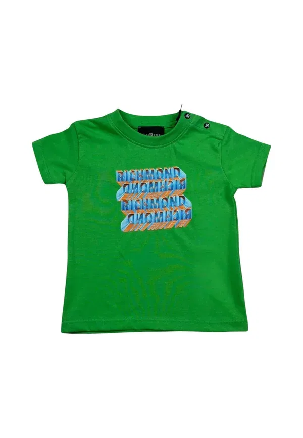 Футболка bambino rip26111ts - футболка с принтом John Richmond, зеленый