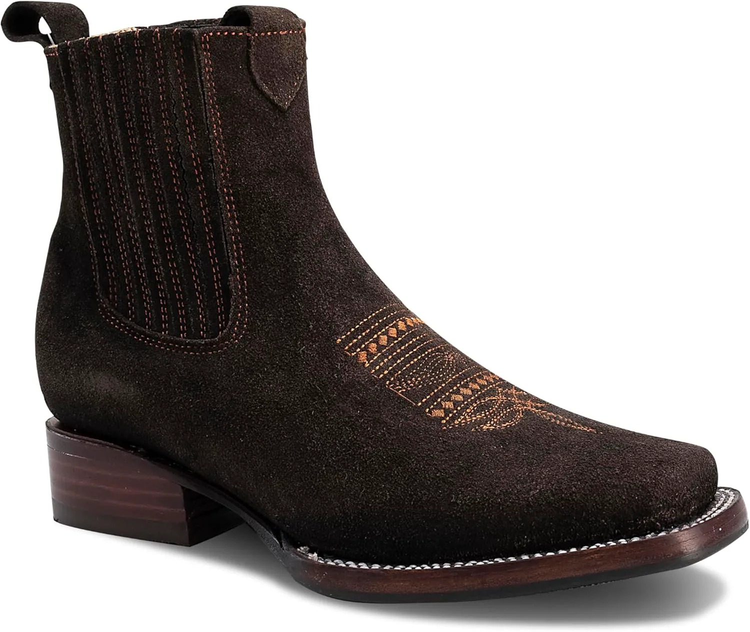 Мужские короткие западные ботинки Joe Boots 723 Joe Exclusive, коричневый — фото 2