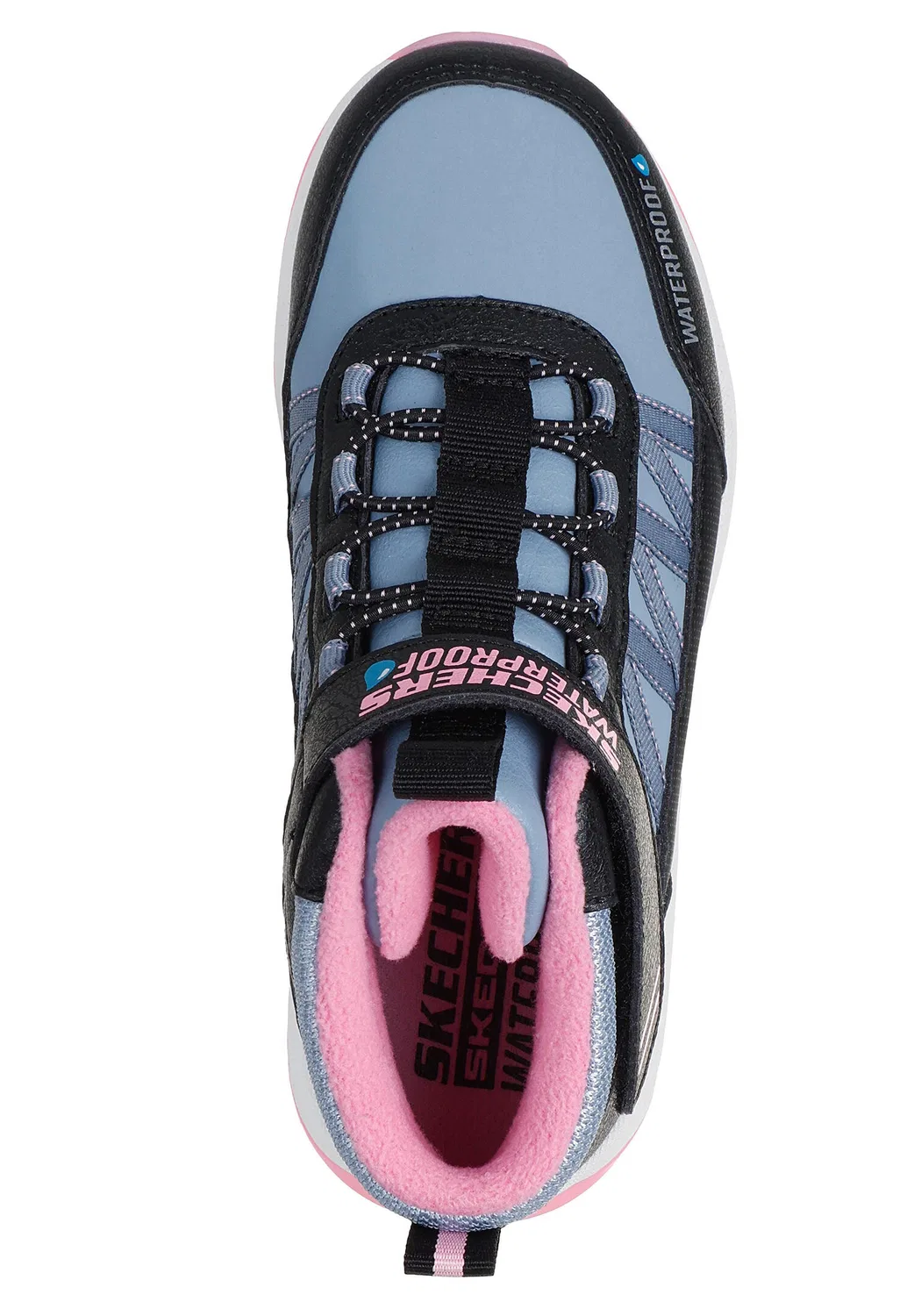 Детские зимние ботинки из синтетики и текстиля Skechers Storm Blazer-Arctic Mass, Bunt — фото 4