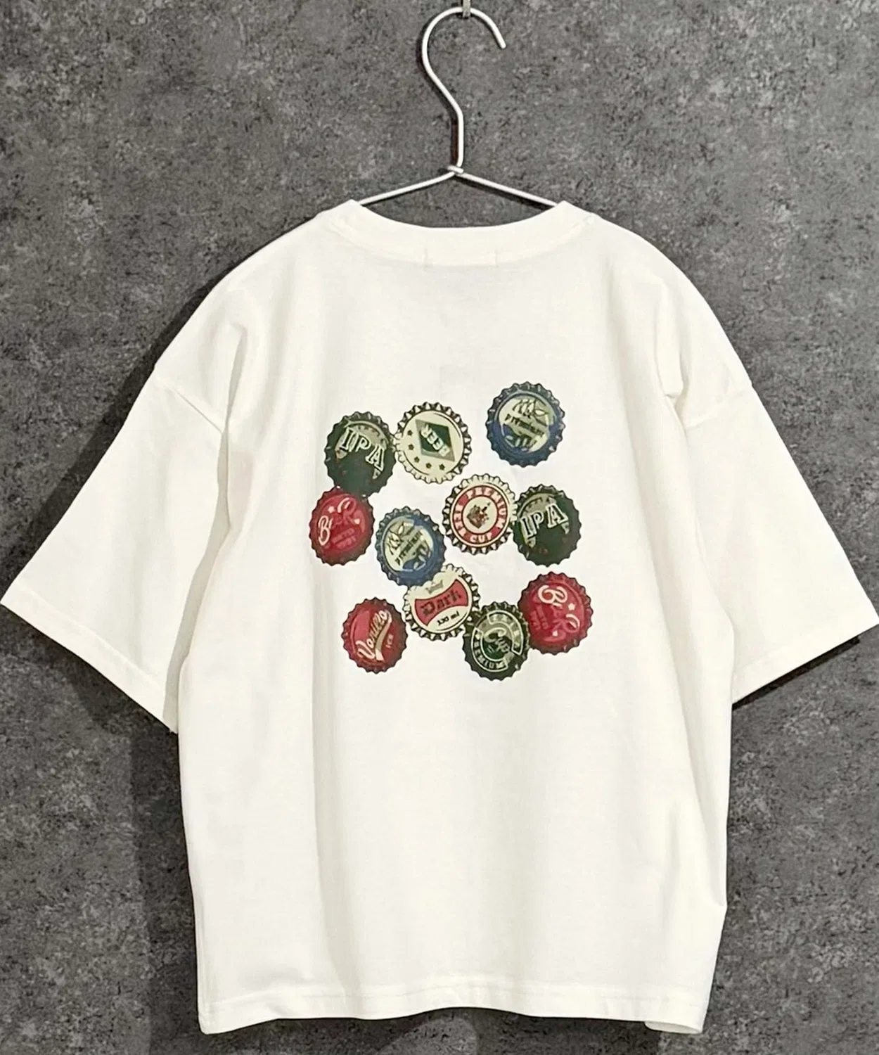 Детская футболка с принтом оверсайз THE CASUAL, White