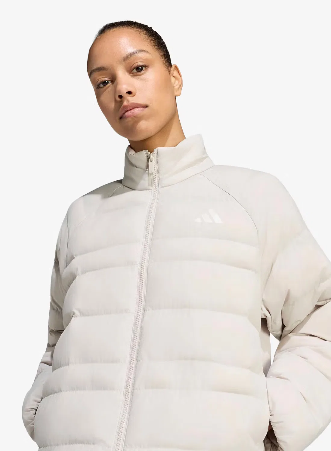 Куртка утепленная стеганая Essentials Adidas, воналу — фото 3