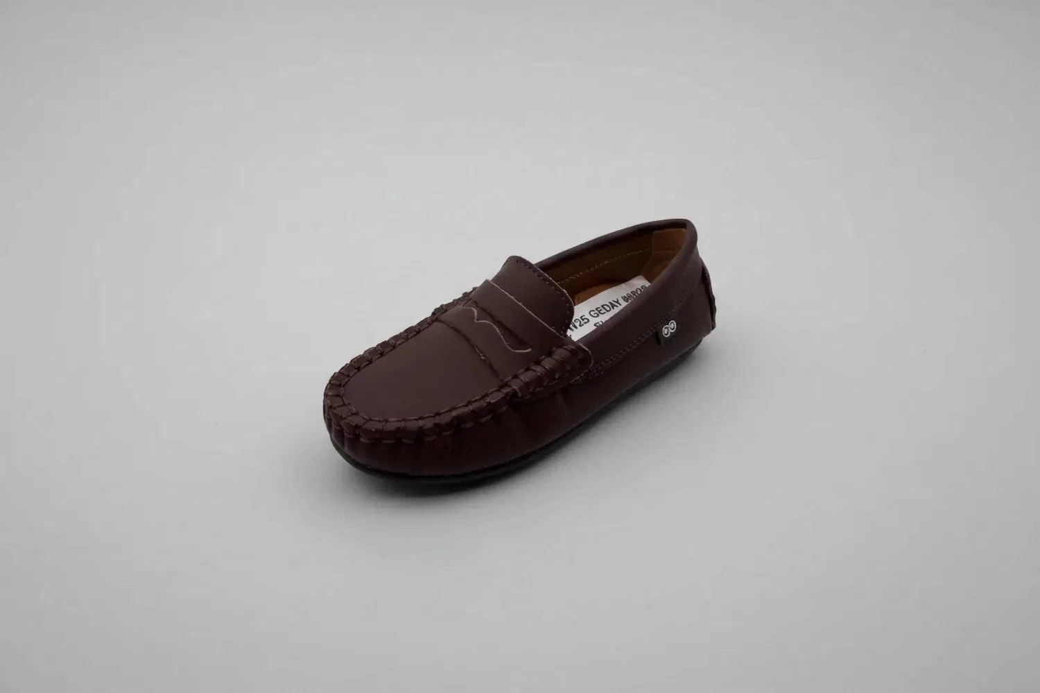 Детские мокасины-лоферы Cosima Penny Loafer из кожи Ralph Miguel, Plum Gum Leather